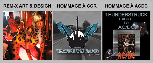 Rem X -Art Design - Travelling band - Tribute to ACDC
